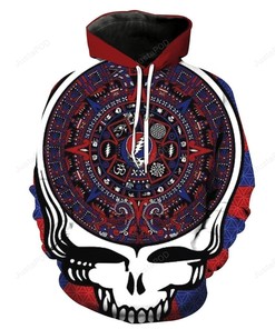 Grateful Dead Style 5 3D Hoodie Zip Hoodie