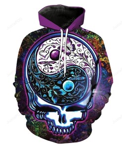Grateful Dead Style 9 3D Hoodie Zip Hoodie