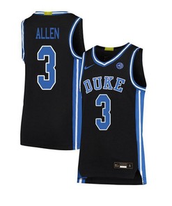 Grayson Allen 3 Duke Blue Devils Elite Basketball Men Jersey - Black