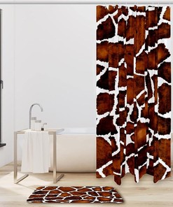 Great Dane Dogs Muzzle Funny Animal Print Shower Curtain for Bathroom Decor
