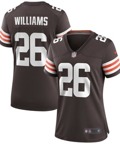 Greedy Williams Cleveland Browns Womens Game Jersey - Brown Nfl