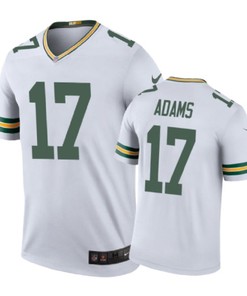 Green Bay Packers #17 Davante Adams Nike Color Rush White Jersey