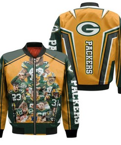 Green Bay Packers 2021 Super Bowl Nfc North Champions Division Bomber Jacket Model 2210