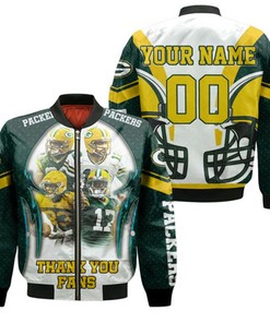Green Bay Packers 2021 Super Bowl Nfc North Champions Personalized Bomber Jacket Model 2212