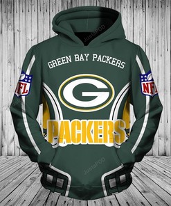 Green Bay Packers 3D Hoodie Zip Hoodie 03