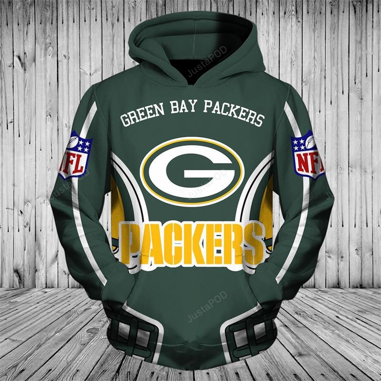 Green Bay Packers 3D Hoodie Zip Hoodie 03