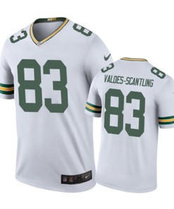Green Bay Packers #83 Marquez Valdes-scantling Nike Color Rush White Jersey