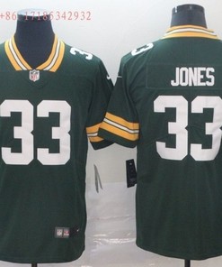 Green Bay Packers Aaron Jones #33 2020 Nfl Green Jersey Jersey