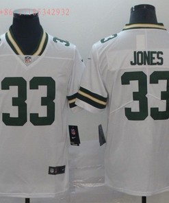 Green Bay Packers Aaron Jones #33 2020 Nfl White Jersey Jersey