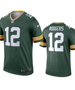 Green Bay Packers Aaron Rodgers Green Legend Jersey