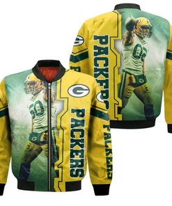 Green Bay Packers Blake Martinez 50 For Fans Bomber Jacket Model 2256