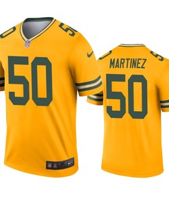 Green Bay Packers Blake Martinez Gold Inverted Legend Jersey