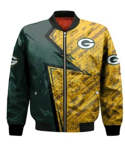 Green Bay Packers Bomber Abstract Pattern Sport- NFL