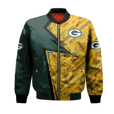 Green Bay Packers Bomber Abstract Pattern Sport- NFL