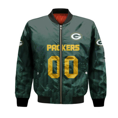 Green Bay Packers Bomber Jacket Logo Sport Ombre - NFL