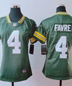 Green Bay Packers Brett Favre #4 Nfl 2020 Dark Green Jersey
