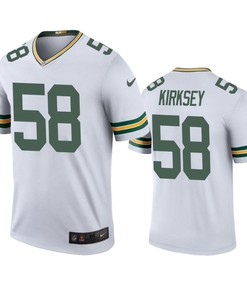 Green Bay Packers Christian Kirksey White Color Rush Legend Jersey - Mens