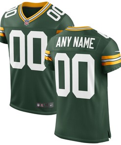 Green Bay Packers Classic Custom Elite Jersey - Green Custom Jerseys Nfl