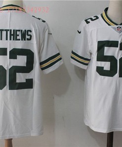Green Bay Packers Clay Matthews Iii #52 2020 Nfl White Jersey Jersey