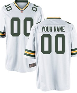 Green Bay Packers Custom Game Jersey Custom Jerseys Nfl
