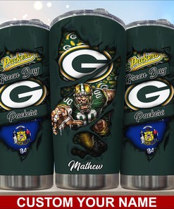 Green Bay Packers Custom Name Tumbler - Green Bay Packers Custom Name Tumbler