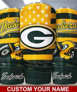 Green Bay Packers Custom Name Tumbler Limited Edition