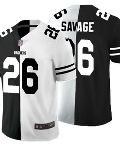 Green Bay Packers Darnell Savage #26 Nfl 2020 Black And White Jersey