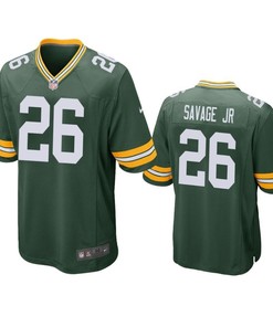 Green Bay Packers Darnell Savage Jr. 2019 Nfl Draft Green Game Jersey