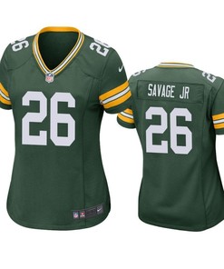 Green Bay Packers Darnell Savage Jr. 2019 Nfl Draft Green Game Womens Jersey