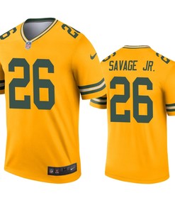 Green Bay Packers Darnell Savage Jr. Gold Inverted Legend Jersey