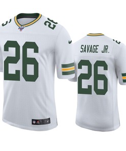 Green Bay Packers Darnell Savage Jr. White 100th Season Vapor Limited Jersey
