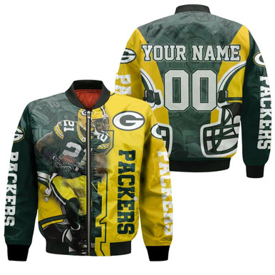 Green Bay Packers Darnell Savage Number 21 Great Player Nfl 2020 Season Personalized Bomber Jacket Model 2274