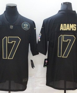 Green Bay Packers Davante Adams #17 Nfl 2020 Black Jersey
