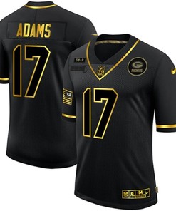 Green Bay Packers Davante Adams #17 Nfl 2020 Black Jersey