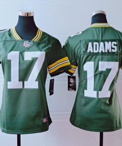 Green Bay Packers Davante Adams #17 Nfl 2020 Green Womens Jersey