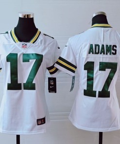 Green Bay Packers Davante Adams #17 Nfl 2020 New Arrival White Womens Jersey