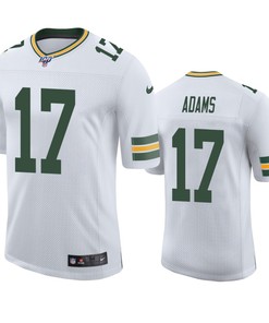 Green Bay Packers Davante Adams White 100th Season Vapor Limited Jersey