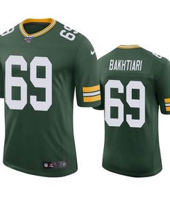 Green Bay Packers David Bakhtiari Green 100th Season Vapor Limited Jersey