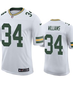 Green Bay Packers Dexter Williams 34 White Vapor Limited Jersey