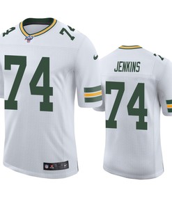Green Bay Packers Elgton Jenkins White 100th Season Vapor Limited Jersey