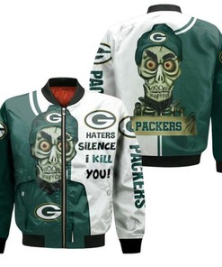 Green Bay Packers Haters I Kill You 3D Bomber Jacket Model 2284