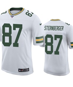 Green Bay Packers Jace Sternberger White 100th Season Vapor Limited Jersey