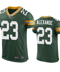 Green Bay Packers Jaire Alexander Green 100th Season Vapor Elite Jersey