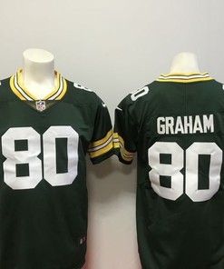 Green Bay Packers Jimmy Graham #80 2020 Nfl Black Jersey Jersey