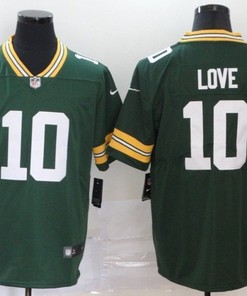 Green Bay Packers Jordan Love #10 2020 Nfl Green Jersey Jersey
