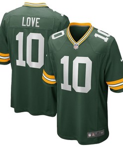 Green Bay Packers Jordan Love Green 2020 Nfl Draft First Round Pick Game Jersey