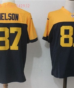 Green Bay Packers Jordy Nelson #87 2020 Nfl Black Jersey Jersey