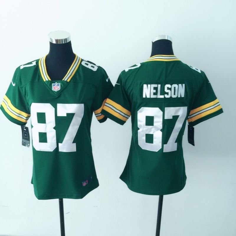 Green Bay Packers Jordy Nelson #87 Nfl 2020 Dark Green Jersey