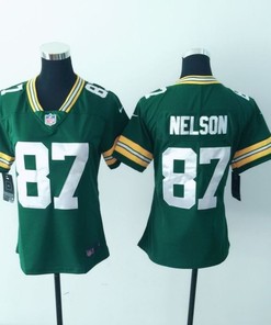 Green Bay Packers Jordy Nelson #87 Nfl 2020 Dark Green Jersey