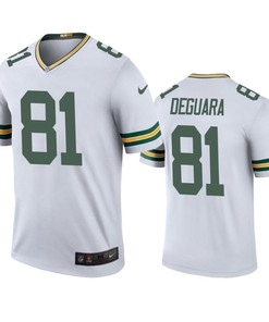 Green Bay Packers Josiah Deguara White Color Rush Legend Jersey